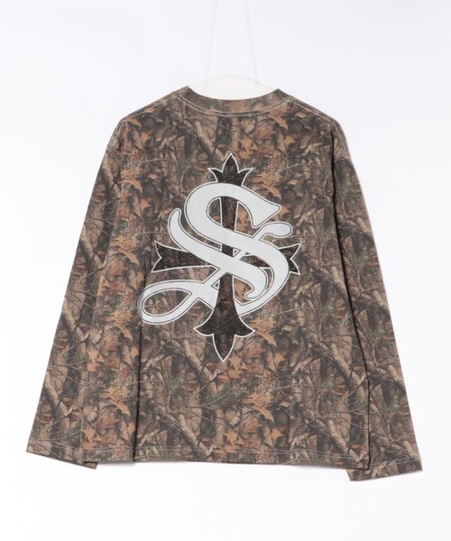 SUPPLIER(サプライヤー)の「SUPPLIER/サプライヤー/Cross Rhinestone Long Sleeve Tee(Tシャツ/カットソー・メンズ・ブラック/カーキ・L/XL/M)」の3枚目の写真