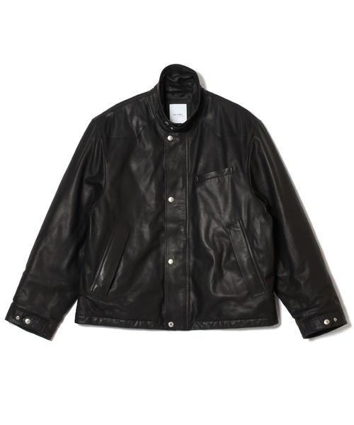 CRIMIE(クライミー)の「SHEEP LEATHER FIELD JACKET WITH STORM FLAP(ブルゾン・メンズ・ブラック・XXL/XL/L/M/S)」の4枚目の写真