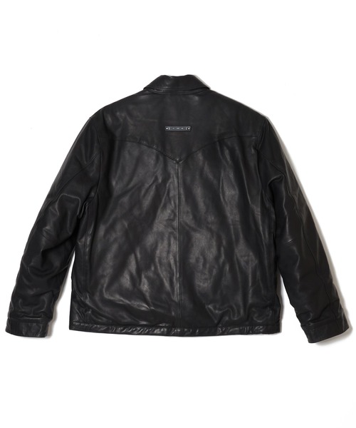CRIMIE(クライミー)の「SHEEP LEATHER FIELD JACKET WITH STORM FLAP(ブルゾン・メンズ・ブラック・XXL/XL/L/M/S)」の6枚目の写真