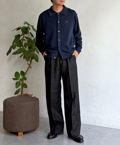 U.S. POLO ASSN.（ユーエスポロアッスン）の「ニットシャツ（カーディガン/ボレロ・メンズ・グレー/ネイビー/ブラウン・LARGE/MEDIUM）」の21枚目の写真