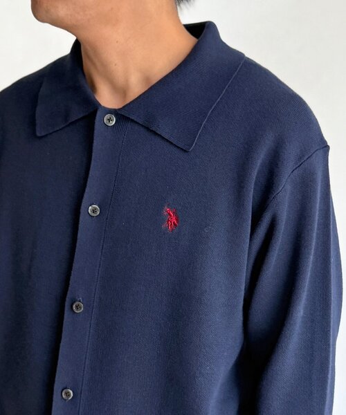 U.S. POLO ASSN.（ユーエスポロアッスン）の「ニットシャツ（カーディガン/ボレロ・メンズ・グレー/ネイビー/ブラウン・LARGE/MEDIUM）」の22枚目の写真