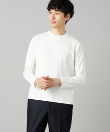 【吸水速乾】ジャケットネック ロングスリーブ Tシャツ
