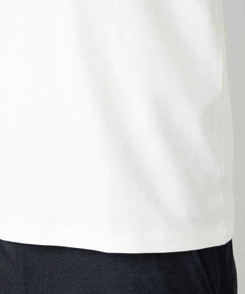 COMME CA MEN(コムサメン)の「【吸水速乾】ジャケットネック ロングスリーブ Tシャツ(Tシャツ/カットソー・メンズ・ホワイト/チャコール/ブラック・L/M)」の18枚目の写真