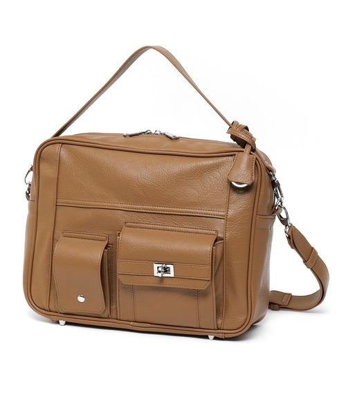 DEVICE(デバイス)の「【DEVICE × みかみコラボ】KANTAN 2way Large Tote Bag & Shoulder Bag / KANTAN ビッグトート 2wayショルダーバッグ(トートバッグ・メンズ・ダークベージュ/ブラック・FREE)」の22枚目の写真