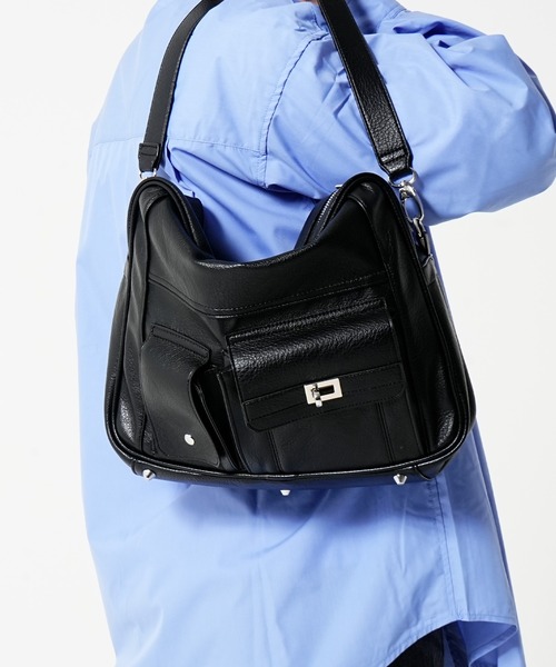 DEVICE(デバイス)の「【DEVICE × みかみコラボ】KANTAN 2way Large Tote Bag & Shoulder Bag / KANTAN ビッグトート 2wayショルダーバッグ(トートバッグ・メンズ・ダークベージュ/ブラック・FREE)」の6枚目の写真