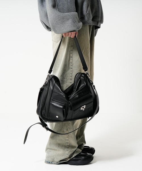 DEVICE(デバイス)の「【DEVICE × みかみコラボ】KANTAN 2way Large Tote Bag & Shoulder Bag / KANTAN ビッグトート 2wayショルダーバッグ(トートバッグ・メンズ・ダークベージュ/ブラック・FREE)」の10枚目の写真