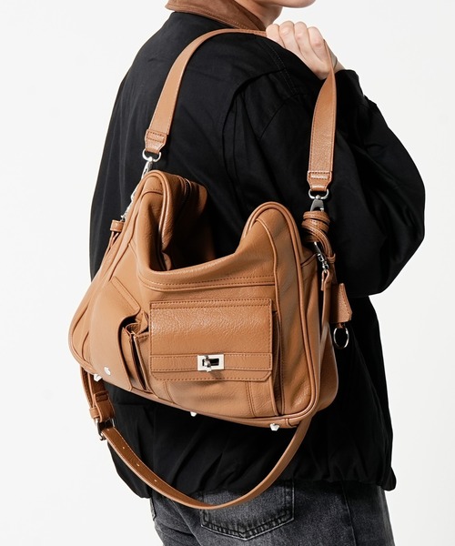 DEVICE(デバイス)の「【DEVICE × みかみコラボ】KANTAN 2way Large Tote Bag & Shoulder Bag / KANTAN ビッグトート 2wayショルダーバッグ(トートバッグ・メンズ・ダークベージュ/ブラック・FREE)」の12枚目の写真