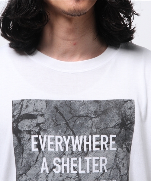 Snow Peak(スノーピーク)の「ロックウォール プリント Tシャツ (ユニセックス)(Tシャツ/カットソー・メンズ・ネイビー/ホワイト/グレー・X-LARGE/MEDIUM/2/1/SMALL/LARGE/XX-LARGE)」の6枚目の写真