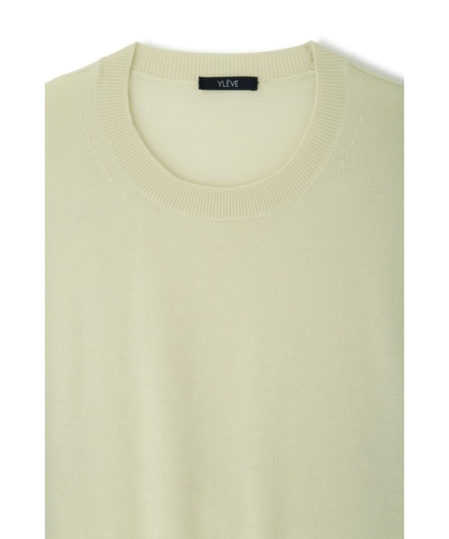 YLEVE(イレーヴ)の「YLEVE / SUPERFINE 120’S BIELLA YARN KN P/O(ニット/セーター・レディース・ベージュ・1)」の3枚目の写真