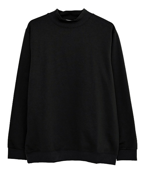 SILVER BULLET（シルバーバレット）の「『URBAN SQUARE/アーバンスクエア』CVCスムース裏起毛モックネックTシャツ（Tシャツ/カットソー・メンズ・チャコール/グレー系1/オフホワイト/ブラック・L/M/LL）」の6枚目の写真