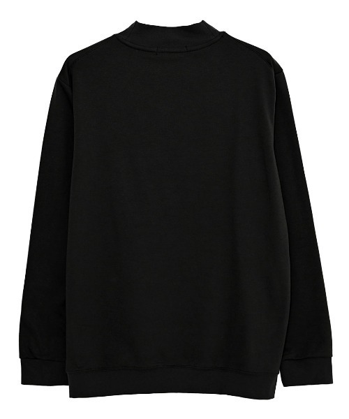 SILVER BULLET（シルバーバレット）の「『URBAN SQUARE/アーバンスクエア』CVCスムース裏起毛モックネックTシャツ（Tシャツ/カットソー・メンズ・チャコール/グレー系1/オフホワイト/ブラック・L/M/LL）」の12枚目の写真