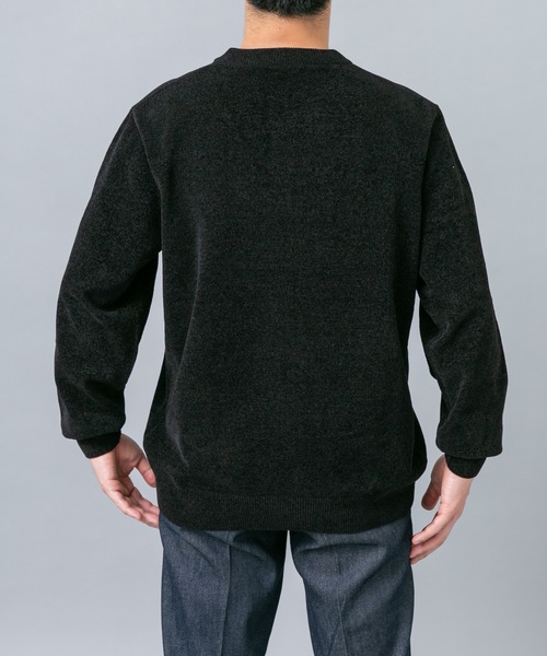 URBAN RESEARCH ROSSO MEN(アーバンリサーチロッソメン)の「『XLサイズあり/マシンウォッシャブル』モールヘンリーネックニット(ニット/セーター・メンズ・アイボリー/ネイビー/ブラック/チャコールグレー・X-LARGE/LARGE/MEDIUM)」の7枚目の写真
