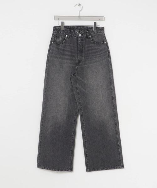 URBAN RESEARCH(アーバンリサーチ)の「ワイドストレートデニムパンツ(デニムパンツ・レディース・ブラック/ライトブルー・38/36/40)」の7枚目の写真