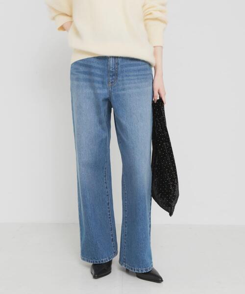 URBAN RESEARCH(アーバンリサーチ)の「ワイドストレートデニムパンツ(デニムパンツ・レディース・ブラック/ライトブルー・38/36/40)」の11枚目の写真