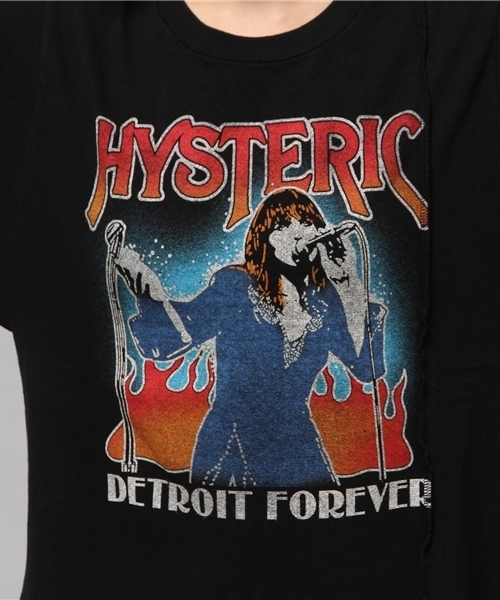 HYSTERIC GLAMOUR pt ビッグT-SH HYSTERIC GLAMOUR（ヒステリックグラマー）の「SONG FOR DETROIT pt