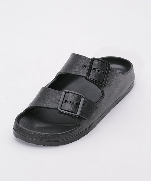 NANO universe（ナノユニバース）の「2ベルトサンダル（サンダル・レディース・ホワイト/ブラック・38/36/37）」の4枚目の写真