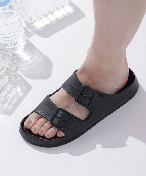 NANO universe（ナノユニバース）の「2ベルトサンダル（サンダル・レディース・ホワイト/ブラック・38/36/37）」の7枚目の写真