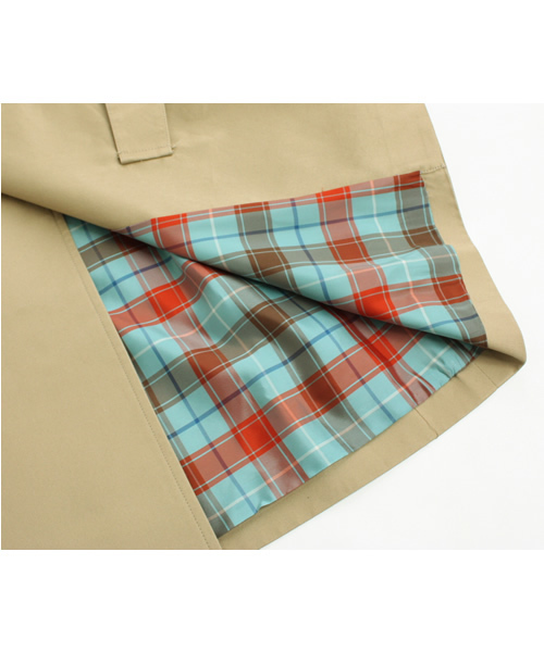 BEAMS BOY(ビームスボーイ)の「□BEAMS BOY / トレンチコート(トレンチコート・レディース・オリーブ/カーキ・ONE SIZE)」の3枚目の写真