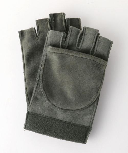 BEAUTY&YOUTH UNITED ARROWS（ビューティーアンドユースユナイテッドアローズ）の「BY ボンディング フィンガーレス グローブ◆（手袋・メンズ・ブラック/グレー/ネイビー・フリー）」の2枚目の写真