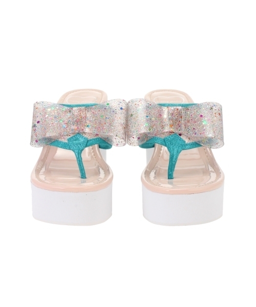 merry jenny（メリージェニー）の「リボンビーチサンダル（サンダル・レディース・ブラック/ミント/ベビーピンク/ピンク・LARGE/MEDIUM）」の5枚目の写真