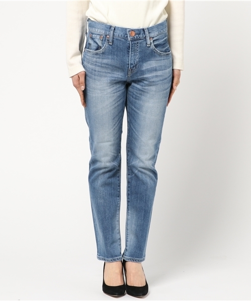 RED CARD TOKYO（レッドカード）の「RED CARD / LIBERTY Kita Mid used（デニムパンツ・レディース・ブルー・X-SMALL/SMALL/XX-SMALL/MEDIUM）」の2枚目の写真