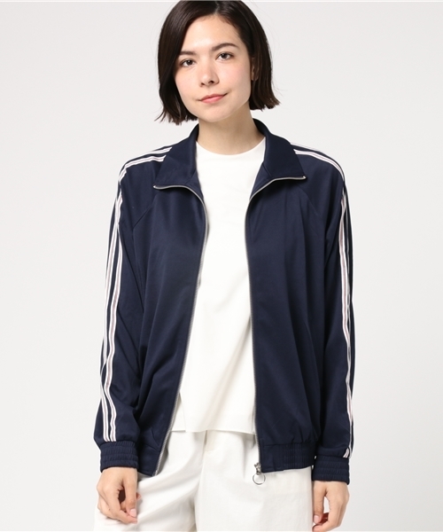 SHIPS BLUESTORE（シップスブルーストア）の「Lelbl`38:ジャージトップス（ジャージ・レディース・ネイビー/レッド・ONE SIZE）」の3枚目の写真