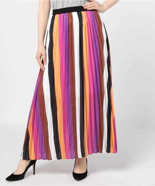 RODEO CROWNS WIDE BOWL（ロデオクラウンズワイドボウル）の「マルチカラー プリーツ スカート（スカート・レディース・マルチ/その他2・FREE）」の10枚目の写真