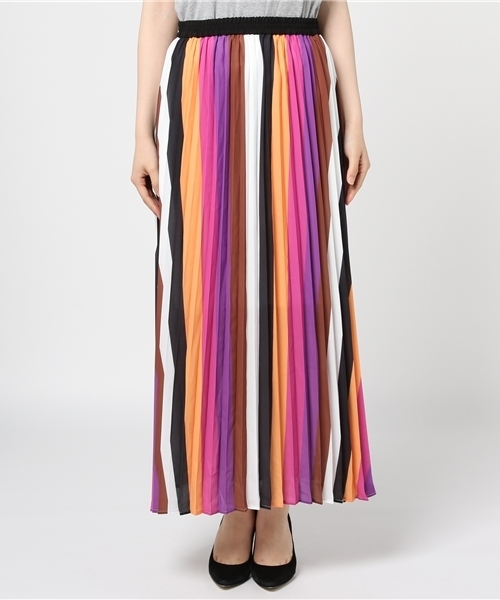 RODEO CROWNS WIDE BOWL（ロデオクラウンズワイドボウル）の「マルチカラー プリーツ スカート（スカート・レディース・マルチ/その他2・FREE）」の3枚目の写真