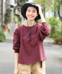 BEAMS BOY | Goodwear / カスタム ビッグ ロングスリーブ Tシャツ(Tシャツ/カットソー)