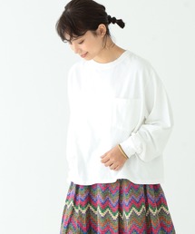BEAMS BOY（ビームスボーイ）の「Goodwear / カスタム ビッグ ロングスリーブ Tシャツ（Tシャツ/カットソー・キッズ）」