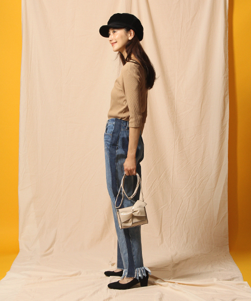 niko and...（ニコアンド）の「オリジナルベロアマリンキャスケット【niko and ...】（キャスケット・レディース・ボルドー/ブラック/ネイビー・FREE）」の9枚目の写真