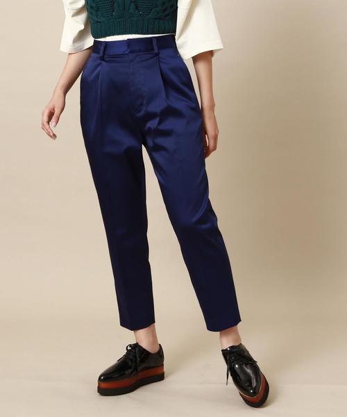 Another Edition（アナザーエディション）の「サテンスラックスパンツ ◆（その他パンツ・レディース・ネイビー/イエロー/ピンク・SMALL/MEDIUM）」の2枚目の写真