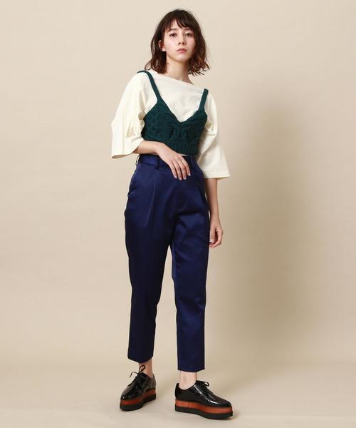 Another Edition（アナザーエディション）の「サテンスラックスパンツ ◆（その他パンツ・レディース・ネイビー/イエロー/ピンク・SMALL/MEDIUM）」の11枚目の写真