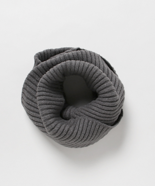 WEGO(ウィゴー)の「WEGO/リブスヌード(ネックウォーマー/スヌード・メンズ・ワイン/ホワイト/ブラック/ネイビー/グレー・FREE)」の13枚目の写真