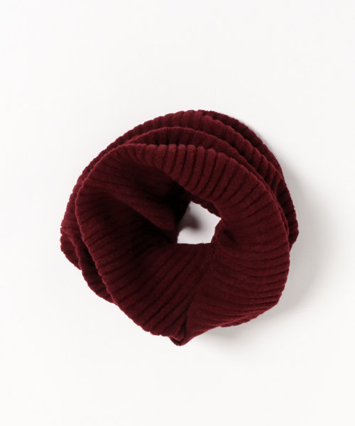 WEGO(ウィゴー)の「WEGO/リブスヌード(ネックウォーマー/スヌード・メンズ・ワイン/ホワイト/ブラック/ネイビー/グレー・FREE)」の9枚目の写真