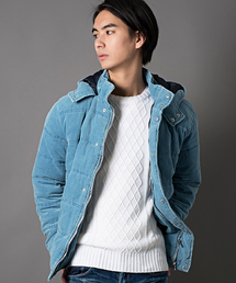 FREE DEE | コーディロイパデット中綿ジャケット ブルゾン(ダウンジャケット/コート)