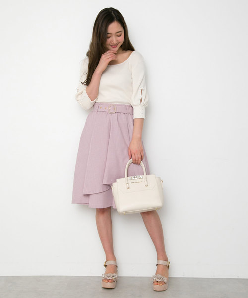 JILL by JILL STUART（ジルバイジルスチュアート）の「◆ビジューロイヤルズトートバッグ（トートバッグ・レディース・ブラック/ブルー/ピンク/ピンク系その他/ホワイト/パープル系その他・ﾌﾘ-）」の13枚目の写真