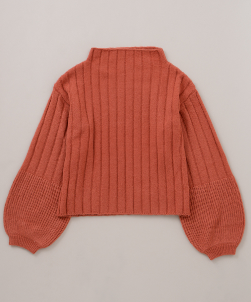 mystic（ミスティック）の「袖編地切り替えプルオーバー（ニット/セーター・レディース・グレー/ピンク/ブラック/アイボリー・FREE）」の11枚目の写真