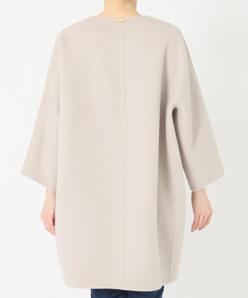 Deuxieme Classe,リバーノーカラーコート◇ - WEAR