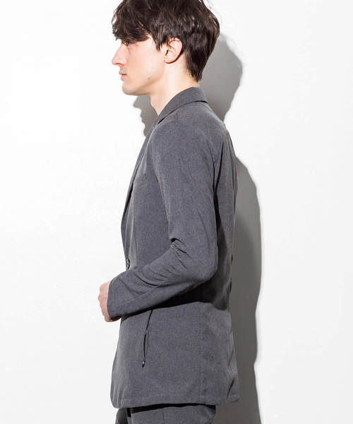 1PIU1UGUALE3 RELAX (ウノピゥウノウグァーレトレ リラックス)の「1PIU1UGUALE3 RELAX(ウノピゥウノウグァーレトレ)ウォッシャブル4WAYストレッチテーラードジャケット(テーラードジャケット・メンズ・ホワイト/ブラック/グレー/ターコイズブルー・LARGE/MEDIUM/SMALL/X-LARGE)」の5枚目の写真