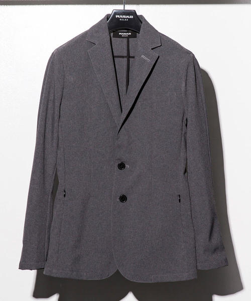 1PIU1UGUALE3 RELAX (ウノピゥウノウグァーレトレ リラックス)の「1PIU1UGUALE3 RELAX(ウノピゥウノウグァーレトレ)ウォッシャブル4WAYストレッチテーラードジャケット(テーラードジャケット・メンズ・ホワイト/ブラック/グレー/ターコイズブルー・LARGE/MEDIUM/SMALL/X-LARGE)」の9枚目の写真