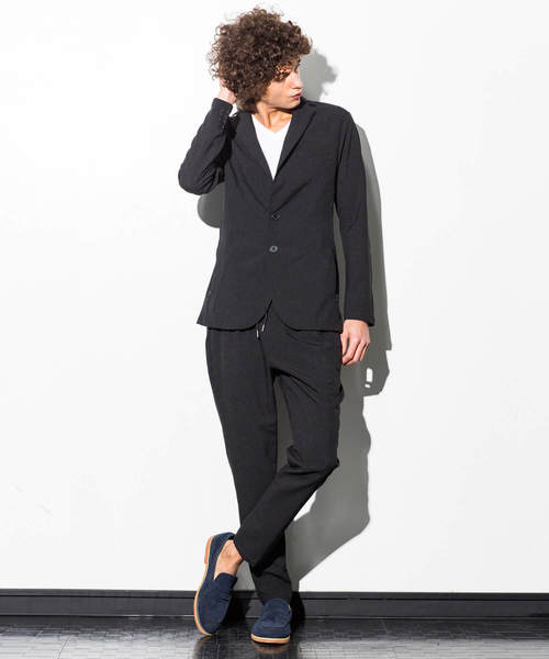 1PIU1UGUALE3 RELAX (ウノピゥウノウグァーレトレ リラックス)の「1PIU1UGUALE3 RELAX(ウノピゥウノウグァーレトレ)ウォッシャブル4WAYストレッチテーラードジャケット(テーラードジャケット・メンズ・ホワイト/ブラック/グレー/ターコイズブルー・LARGE/MEDIUM/SMALL/X-LARGE)」の10枚目の写真