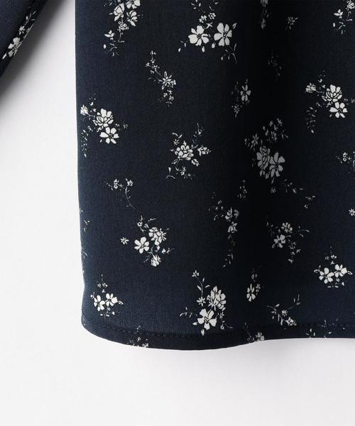 coen（コーエン）の「【セットアップ対応】フラワープリントブラウス(花柄ブラウス)（シャツ/ブラウス・レディース・イエロー/ネイビー・LARGE/MEDIUM）」の7枚目の写真