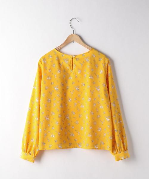coen（コーエン）の「【セットアップ対応】フラワープリントブラウス(花柄ブラウス)（シャツ/ブラウス・レディース・イエロー/ネイビー・LARGE/MEDIUM）」の14枚目の写真
