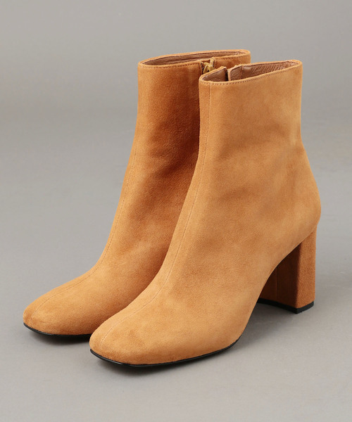 NINE(ナイン)の「クラッシックスクエアブーツ(ブーツ・レディース・ブラック/アイボリー/キャメル・S/M/L)」の1枚目の写真