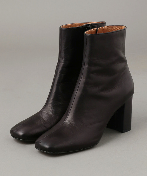 NINE(ナイン)の「クラッシックスクエアブーツ(ブーツ・レディース・ブラック/アイボリー/キャメル・S/M/L)」の3枚目の写真