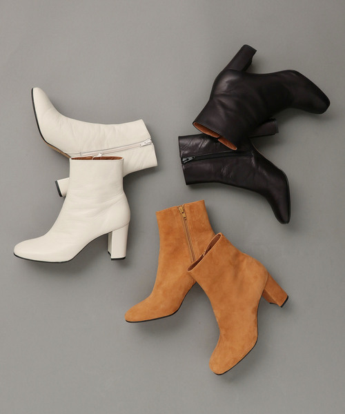 NINE(ナイン)の「クラッシックスクエアブーツ(ブーツ・レディース・ブラック/アイボリー/キャメル・S/M/L)」の10枚目の写真