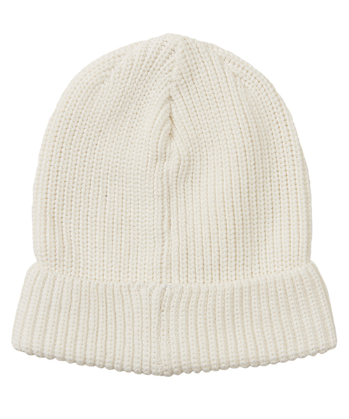 PUNYUS（プニュズ）の「コットンニットCAP（ニットキャップ/ビーニー・レディース・ホワイト/ブラック/グレー・FREE）」の6枚目の写真