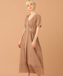 UNITED TOKYO | ストライプラダーレースワンピース(ワンピース)