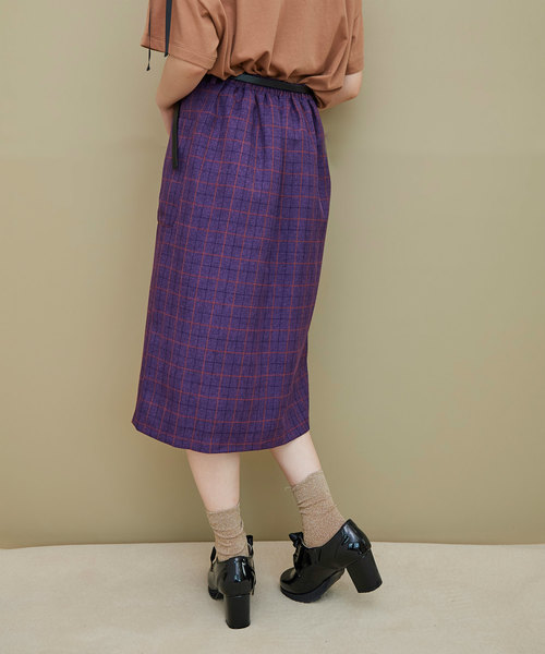 OLIVE des OLIVE（オリーブデオリーブ）の「ベルト付きポケットタイトスカート（スカート・レディース・キャメル/パープル/ブラック・FREE）」の15枚目の写真